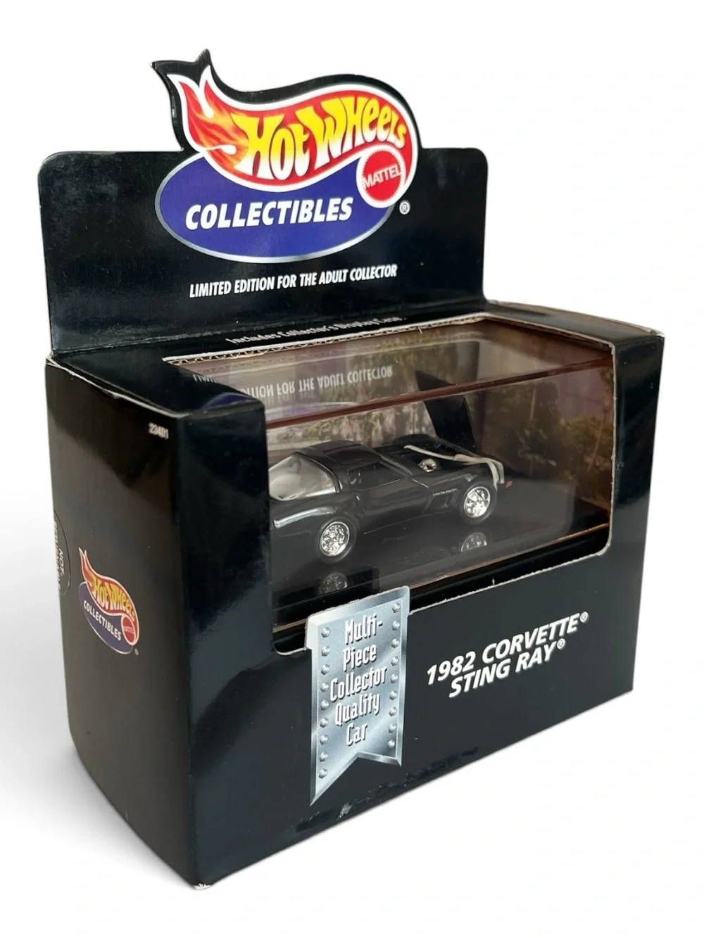 Hot Wheels Adult Collectibles 1982 Corvette Sting Ray (black) Black Box